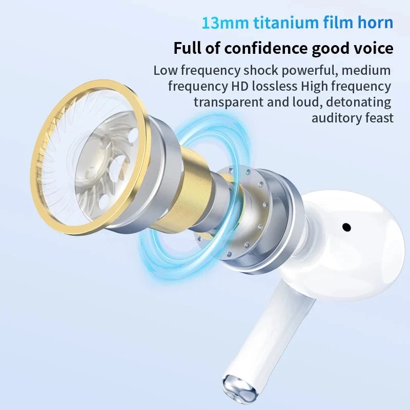 New Air Pro TWS Wireless Bluetooth Earphones Headphones In Ear Earbuds Sports ANC Noise Cancelling Headset for IPhone Android