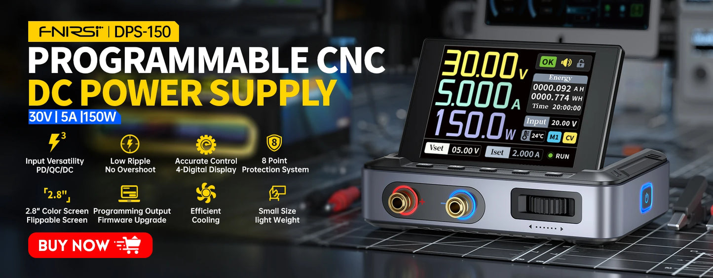 FNIRSI New DSO510 DSO152 DSO153 Mini Handheld Digital 2 IN 1 Oscilloscope Portable 48MS/s 10MHz Bandwidth Electronic Repair Tool